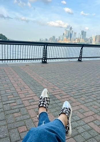 千鳥格子 ✖️ シルバー