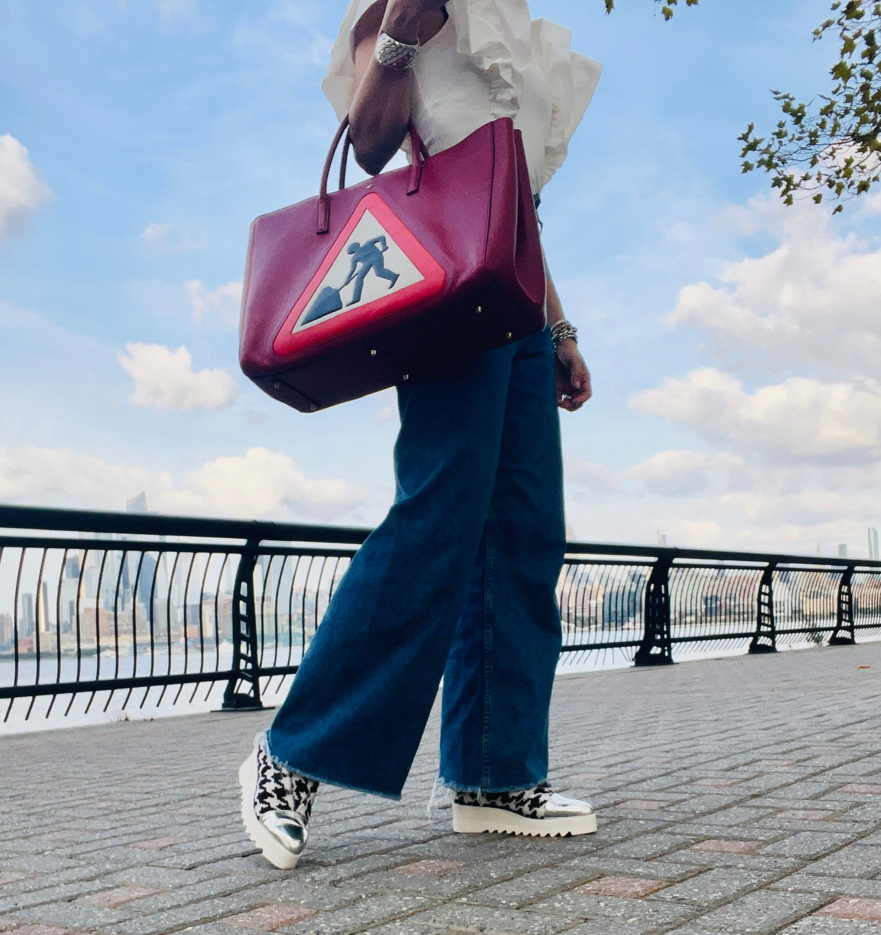 千鳥格子 ✖️ シルバー