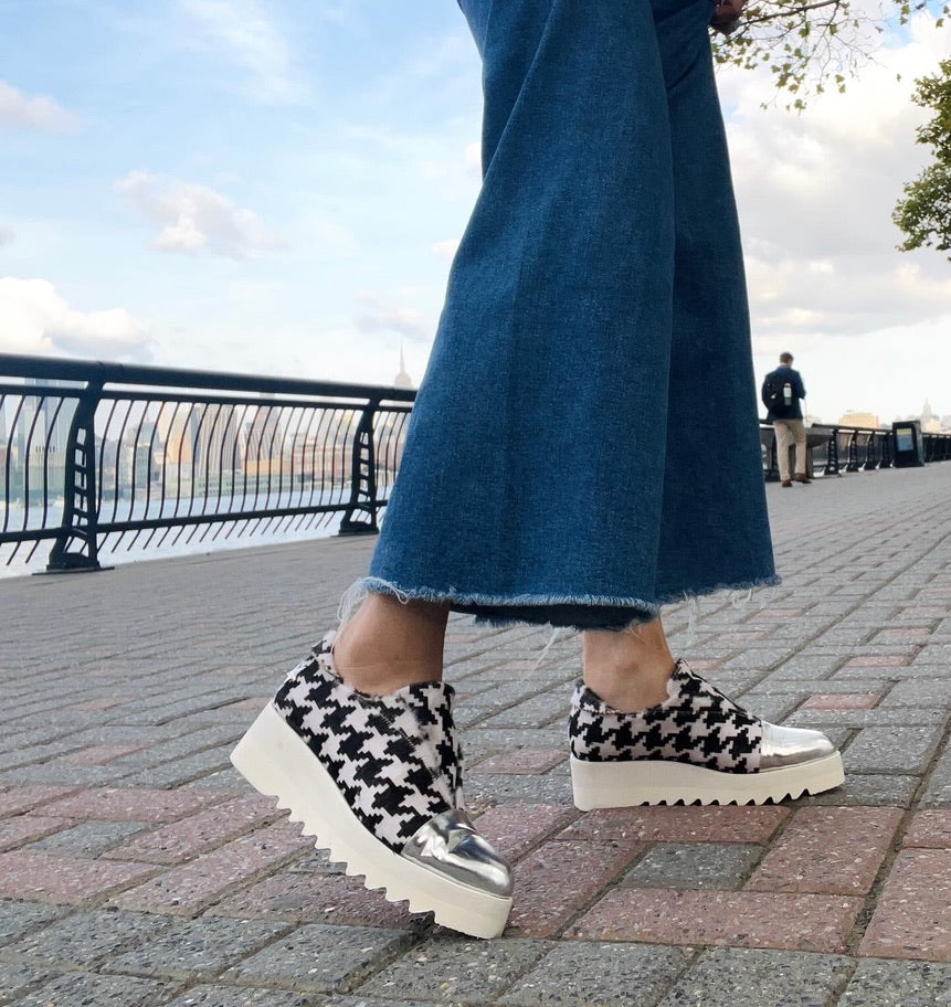 千鳥格子 ✖️ シルバー