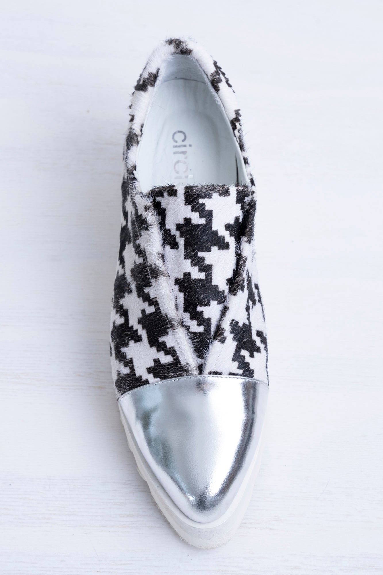 千鳥格子 ✖️ シルバー