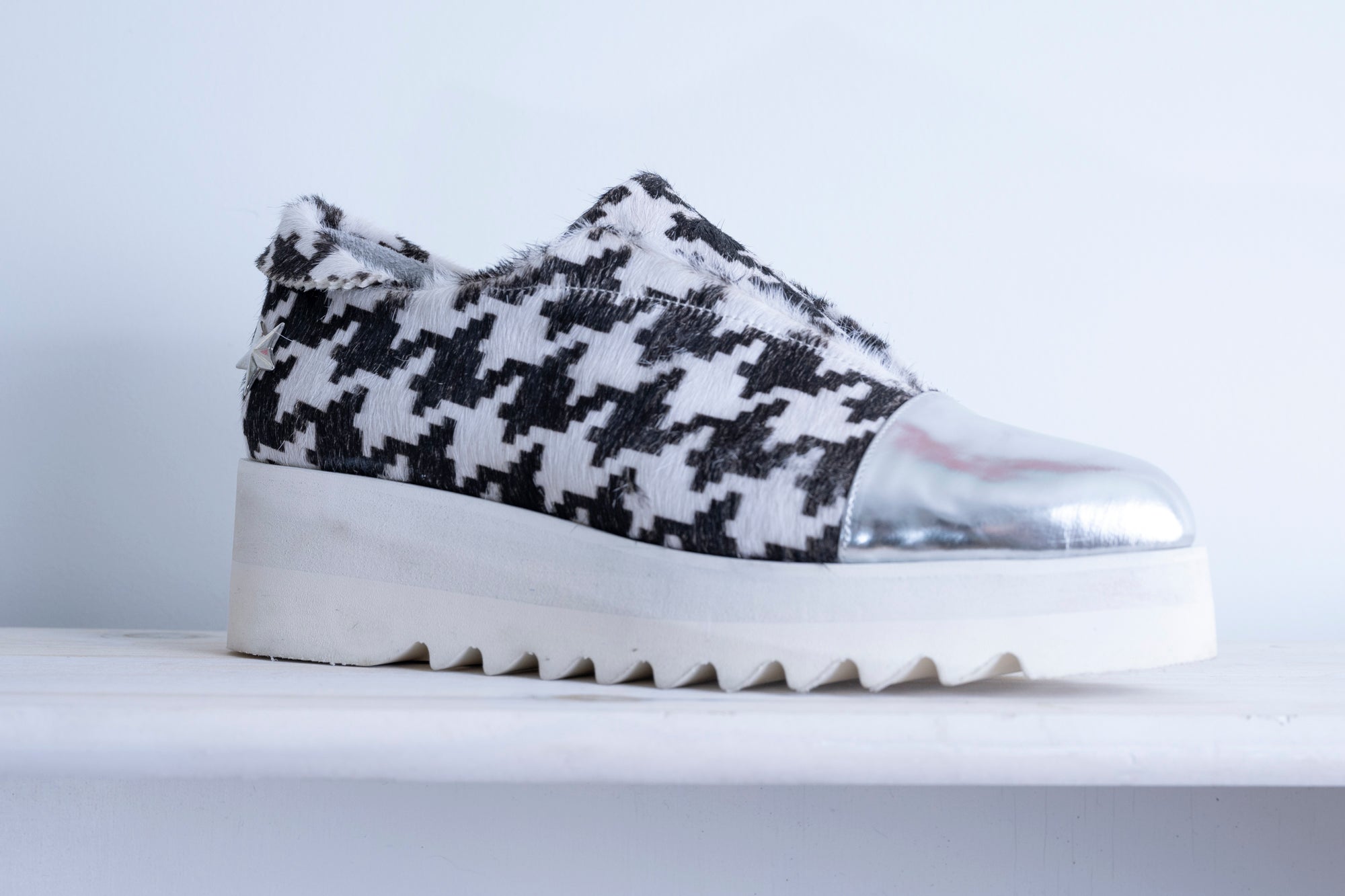 千鳥格子 ✖️ シルバー