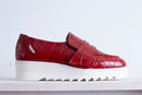 Red Croco Loafers