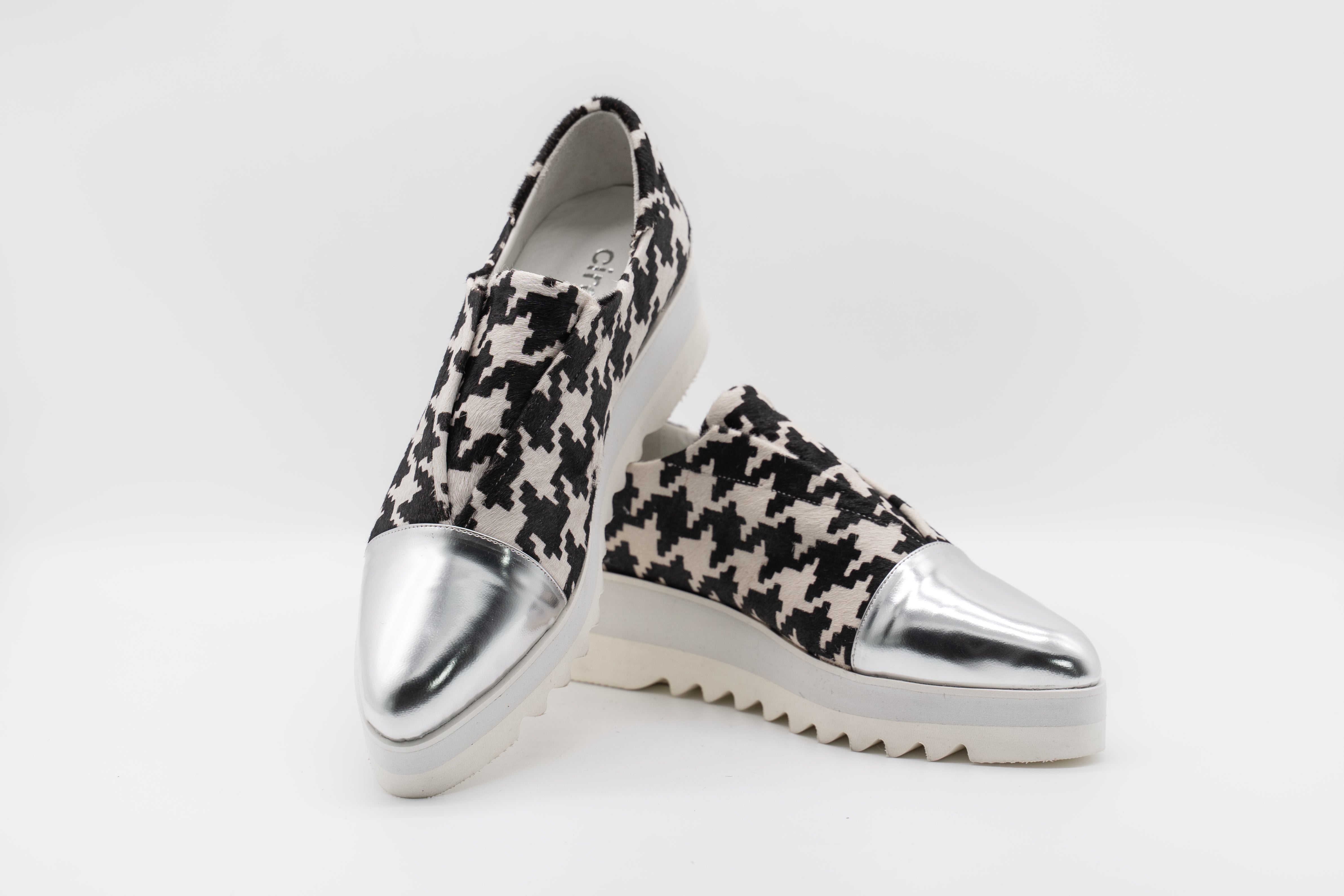 Houndstooth ✖️ Silver