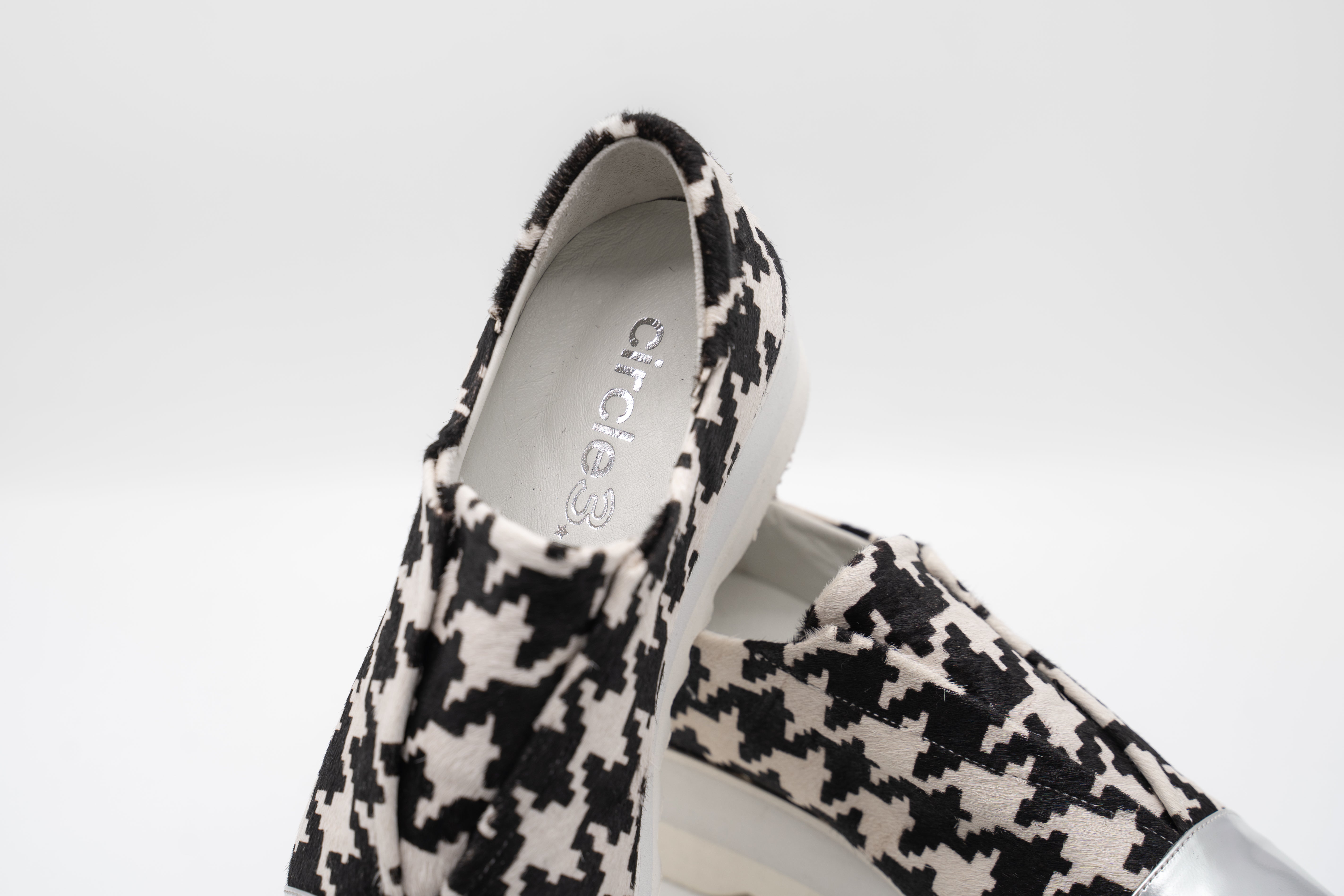 千鳥格子 ✖️ シルバー