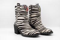 Zebra Cowgirl Western Boot