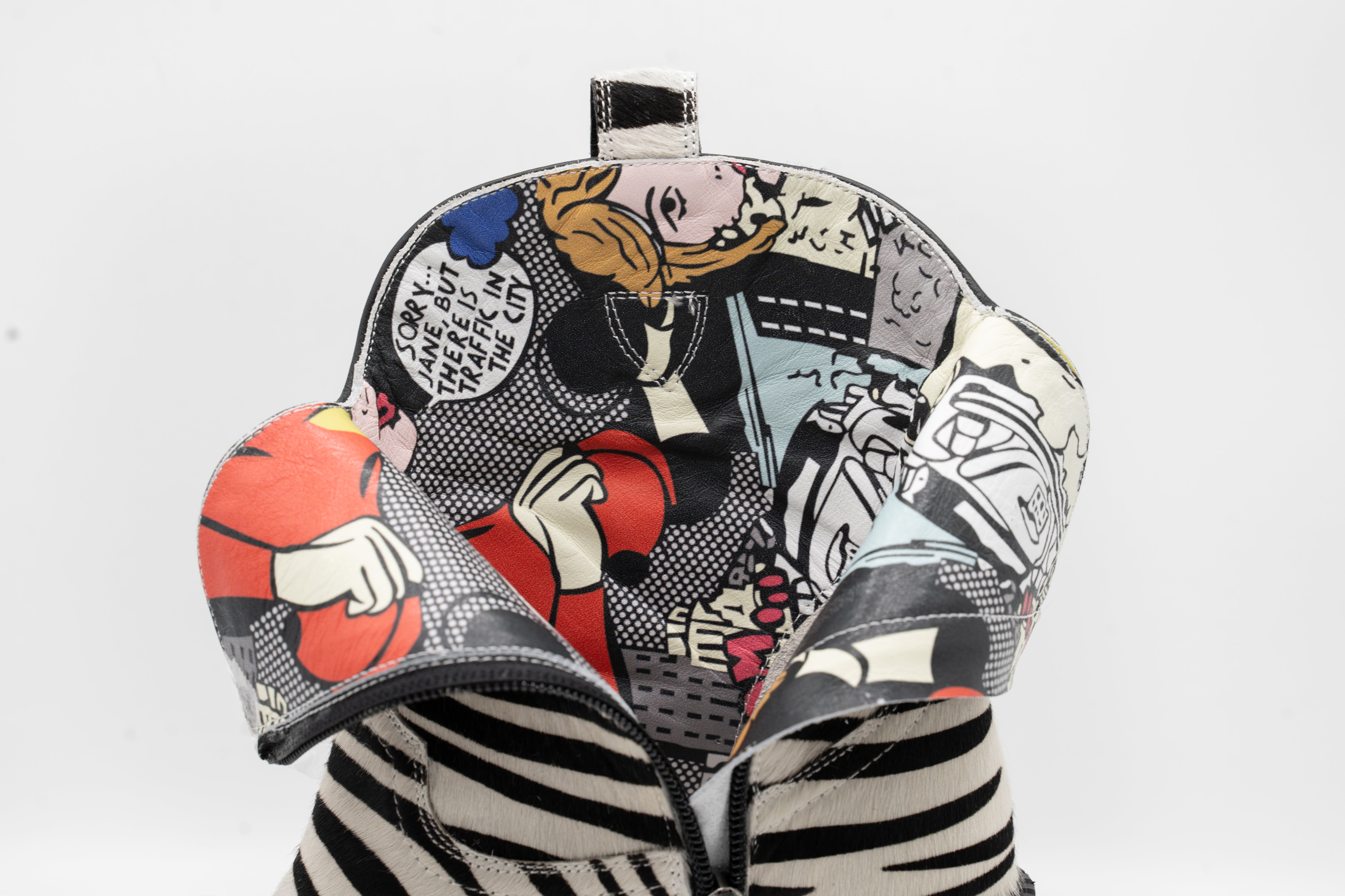 Zebra Cowgirl Western Boot