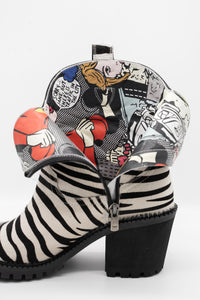 Zebra Cowgirl Western Boot