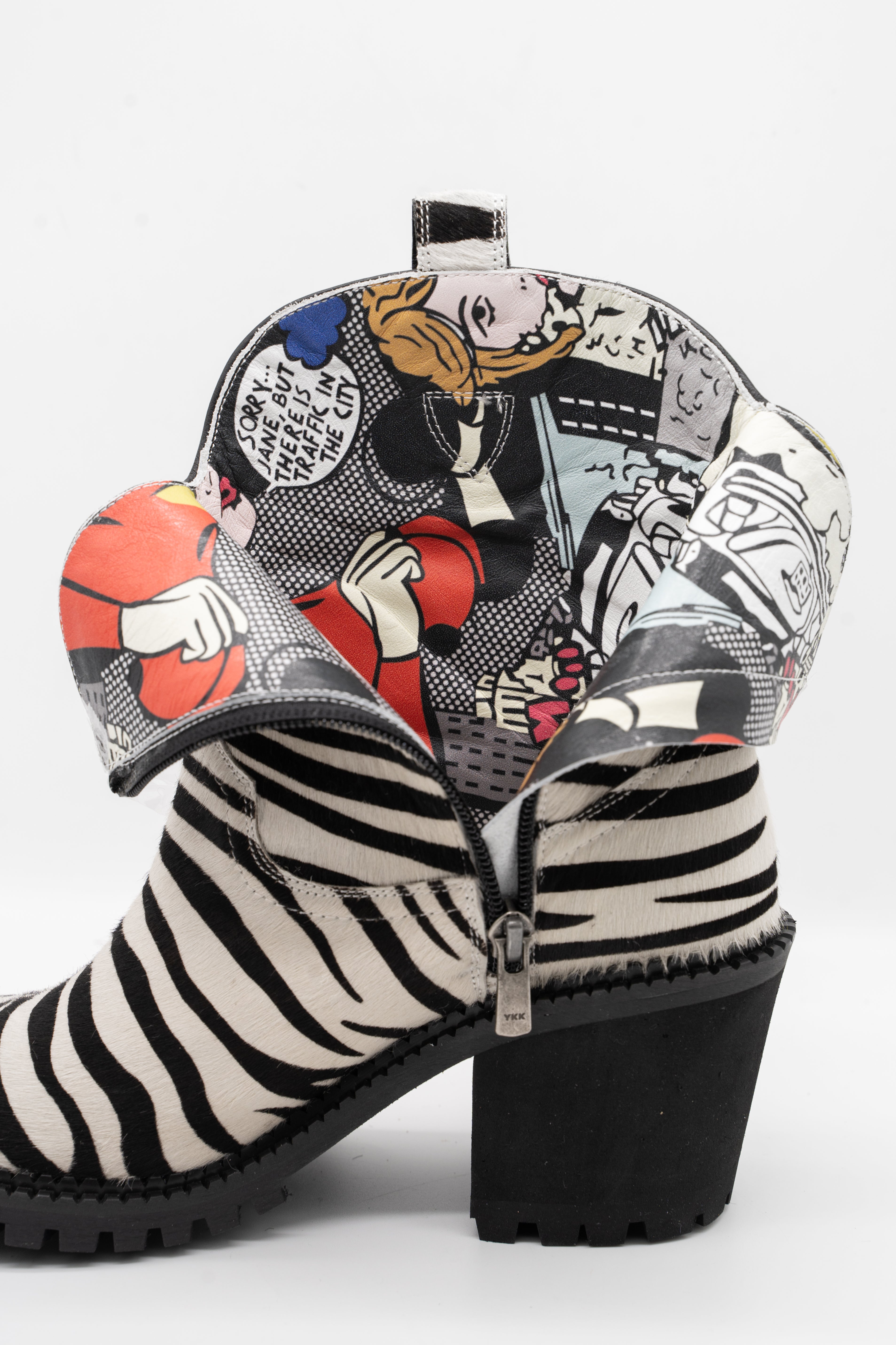 Zebra Cowgirl Western Boot